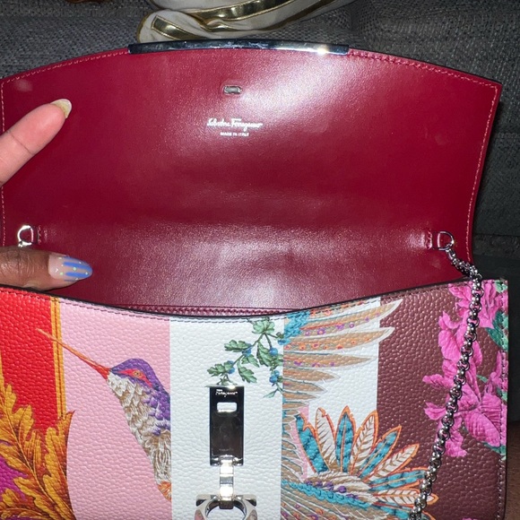 Colorful Salvatore Ferragamo clutch - Picture 4 of 7